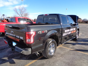 Ford brought its 2015 F-150, with aluminum body, to Colorado this week. (Bud Wells photo)