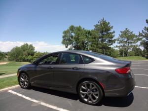 The 2015 Chrysler 200S along the Inverness golf course in Arapahoe County. (Bud Wells photos)