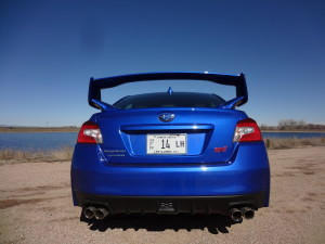 The winged WRX STI helped Subaru post big sales gain. (Bud Wells photo)