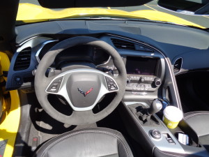 Driver cockpit for the new Stingray.