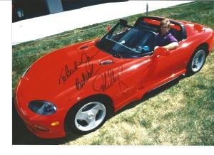 John Elway in an original 1992 Dodge Viper in 1994. (Colorado Car Book) 