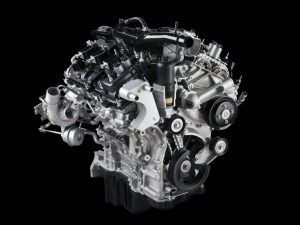 Ford’s new turbocharged 2.7-liter V-6 for its F-150. (Ford) 