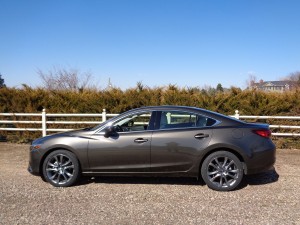 The 2016 Mazda6 Grand Touring model rides on 19-inch wheels. (Bud Wells photos)
