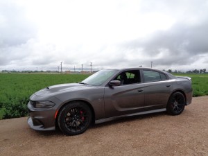 Cloudy, rainy weather tested grip of 2015 Dodge Charger SRT Hellcat. (Bud Wells photos)