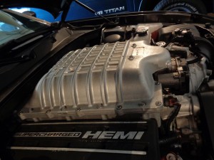 Supercharging of Hemi V-8 boosted horsepower past 700