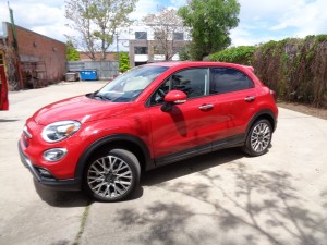 The 2016 Fiat 500X crossover was shown at luncheon in Denver. (Bud Wells photo)