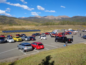 Devil’s Thumb Ranch near Tabernash provided setting for test-driving of new cars and trucks. (Bud Wells)