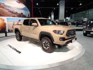 The 2016 Toyota Tacoma in quicksand exterior finish. (Tim Coy)