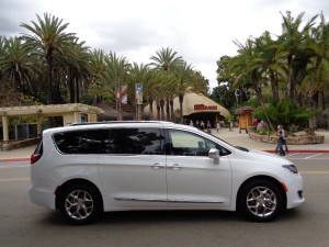 The 2017 Chrysler Pacifica minivan at San Diego Zoo’s Safari Park. (Bud Wells photos)