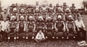 Lloyd Chavez wore No. 22 for the Littleton Lions football team in 1944.