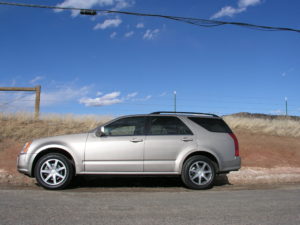 The SRX (first-generation photo) has been replaced by the new XT5 in the Cadillac lineup. (Bud Wells)