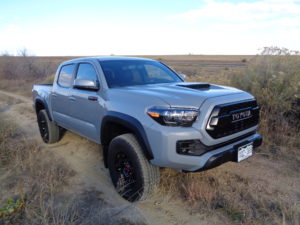 The beefed-up 2017 Toyota Tacoma TRD Pro 4X4 Double Cab is at home in the brush. (Bud Wells photos)